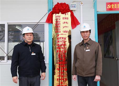 發(fā)揮戰(zhàn)斗堡壘作用！冶建又一個(gè)項(xiàng)目部黨支部揭牌