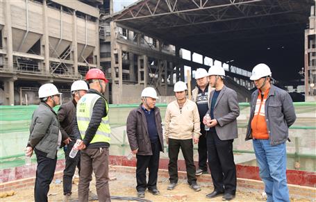 唐峰、何勇到魚(yú)峰水泥技改項(xiàng)目調(diào)研指導(dǎo)