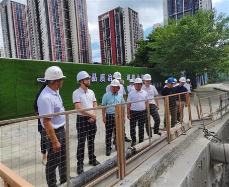 唐志華帶隊到桂南分公司項目視察督辦項目推進安全質量工作