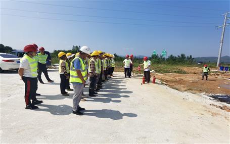 【提升“三力” 爭創(chuàng)佳績】設(shè)備安裝分公司項目開展應急演練