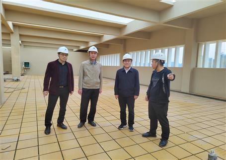 廖立波、何勇到項目開展一季度暨復工復產(chǎn)綜合大檢查