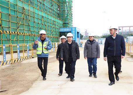 陳禮松到冶建公司項目進(jìn)行節(jié)后復(fù)工復(fù)產(chǎn)檢查