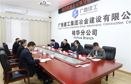 覃振華到桂華分公司調研指導工作